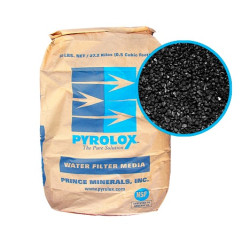 Pyrolox filtrační hmota na železo a mangan | 13,6 l/25 kg/pytel